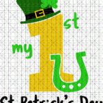 This is a SVG of my 1st St. Patrick's Day. This image can be used with Cricut or similar cutting machines. #stpatricksday #baby #first #lucky #pinchme