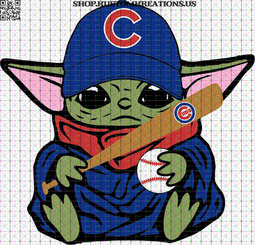 Chicago Cubs baby yoda