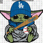 Los Angeles Dodgers Baby Yoda-50
