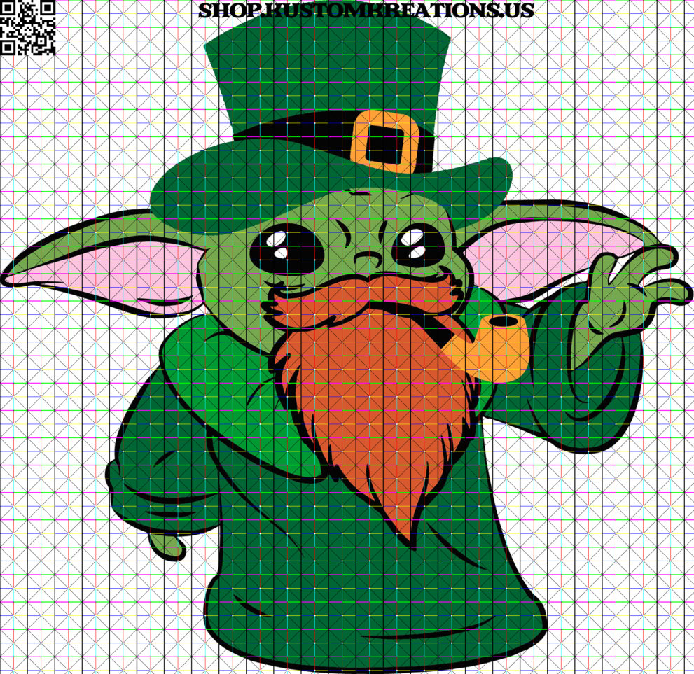 Baby Yoda St Patrick's Day