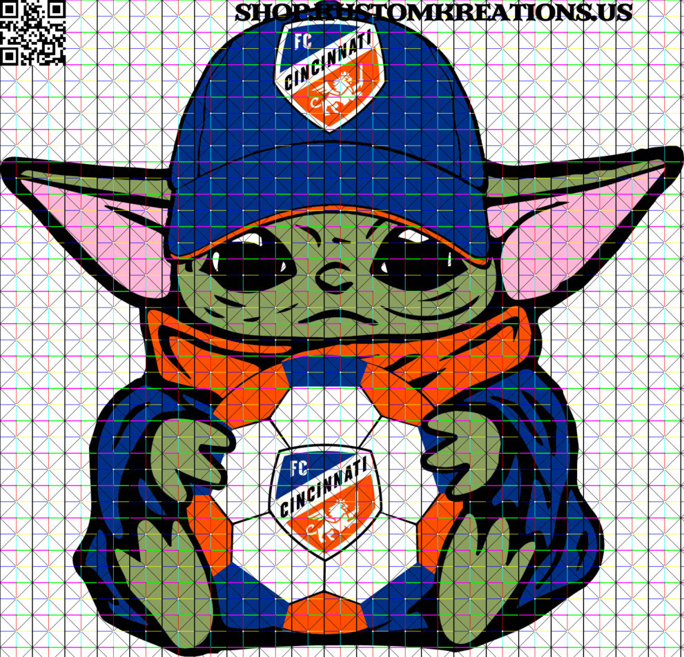 This is a SVG image of Baby Yoda with FC Cincinnati Soccer Ball. #BabyYoda, #SVG, #Starwars, #Sublimation, #TheChild, #KustomKreationsus, #png, #disney, #fccincinnati, #cincinnati, #fccincy, #mls, #soccer, #igniteandunite, #fccgivesyouwins, #achieveanything, #goals, #soccerseason, #soccernews, #mlsherewecome, #trophies, #fcc, #futbol, #orangeandblue, #season, #risetogether, #jointhemarch, #mlscincy, #strongereveryday, #team, #mlschampions, #workhard, #fccwillwin, #comeonyoufcc, #win, #cincyigers, #cincinnatireds, #bhfyp