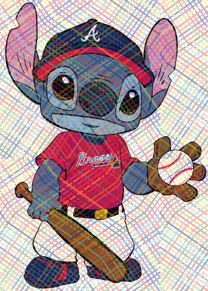 Stitch Atlanta Braves